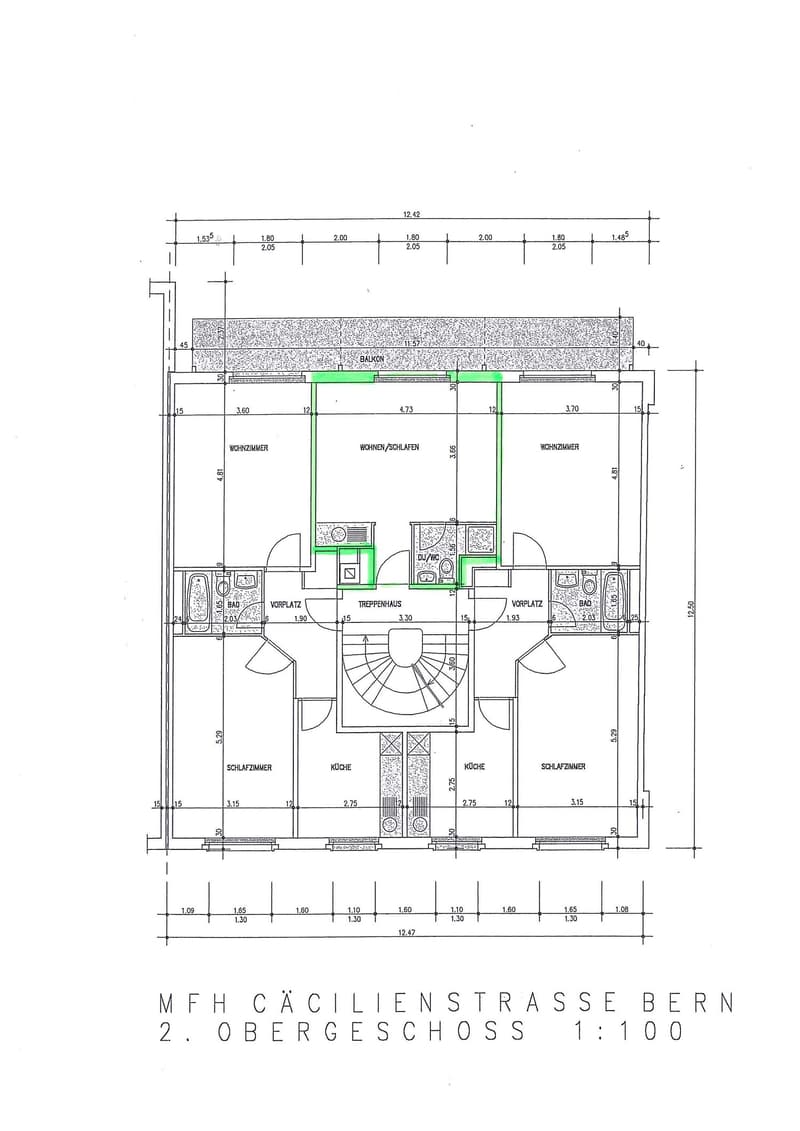 Studio mit Balkon in ruhiger Lage nahe Eigerplatz (6)