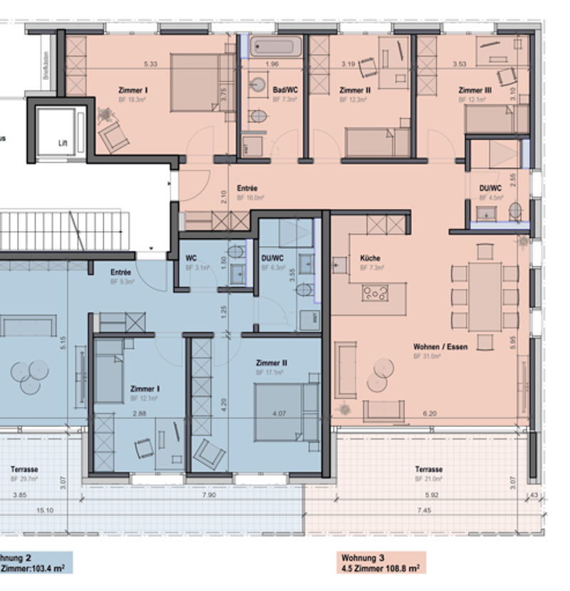 Erstbezug: Exklusive 4.5-Zimmer-Neubauwohnung mit grosser Terrasse in Kerzers (2)