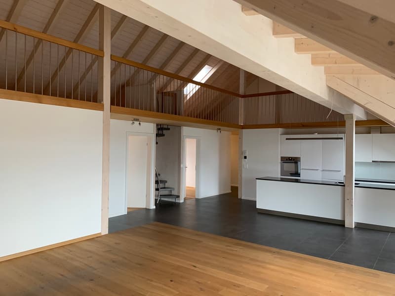 Wohnen mit Weitblick – 4.5-Zimmer-Dachwohnung mit Galerie (1)