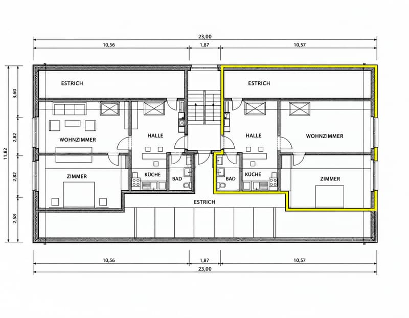 Grundrissplan