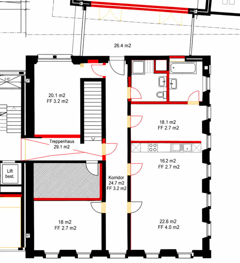 Grosszügig. Charmant. Besonders. – 4.5-Zimmer-Wohnung in Krauchthal (13)
