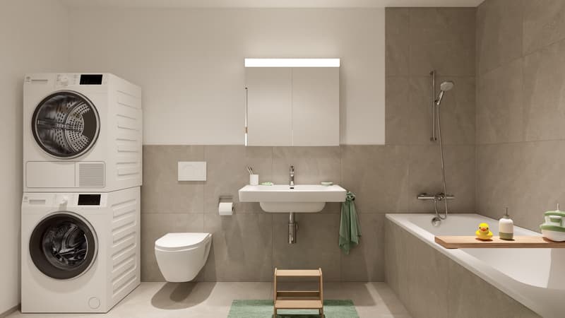 "Neue top 4½-Zimmer-Wohnungen - "Bachpromenade" - Courgevaux" (9)