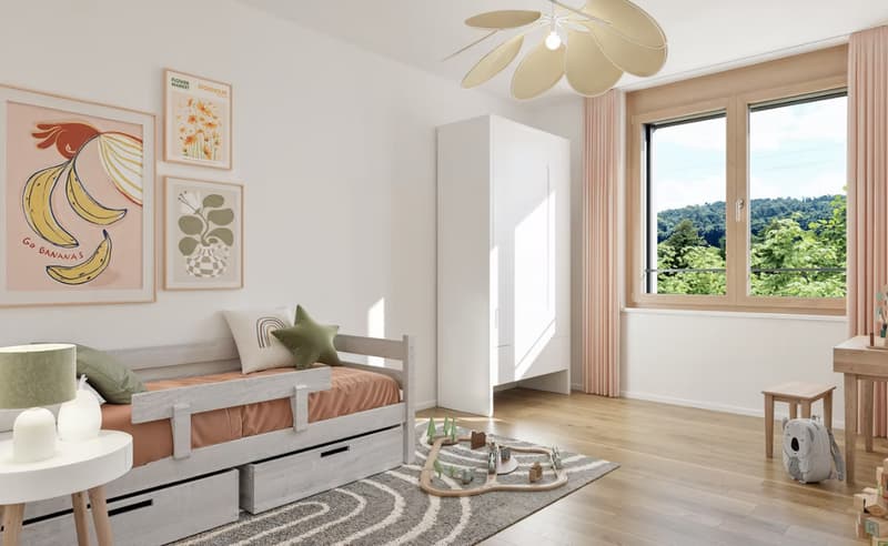 "Neue top 4½-Zimmer-Wohnungen - "Bachpromenade" - Courgevaux" (5)