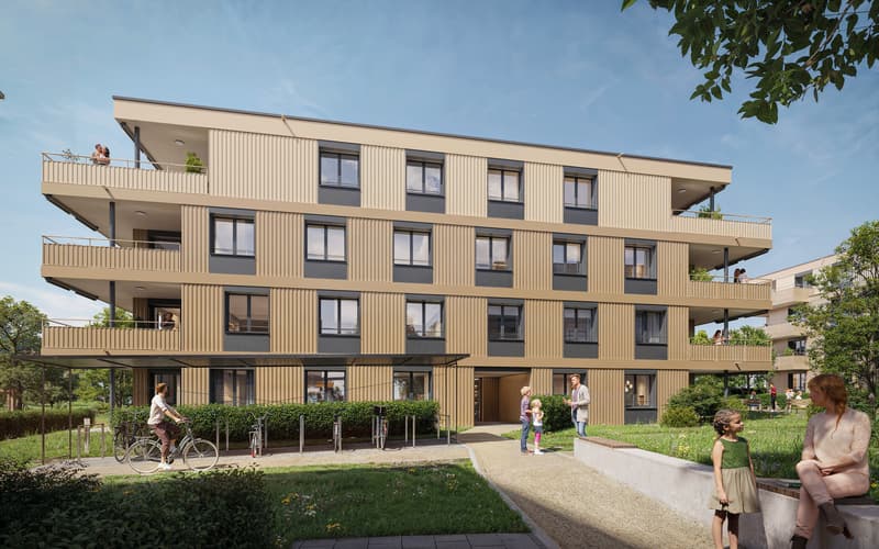 "Neue top 3½-Zimmer-Wohnungen - "Bachpromenade" - Courgevaux" (8)
