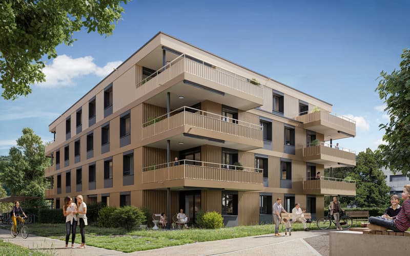 "Neue top 3½-Zimmer-Wohnungen - "Bachpromenade" - Courgevaux" (9)