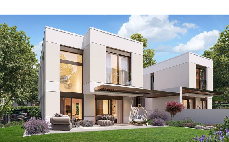 Deux villas contemporaines à Vésenaz (1)