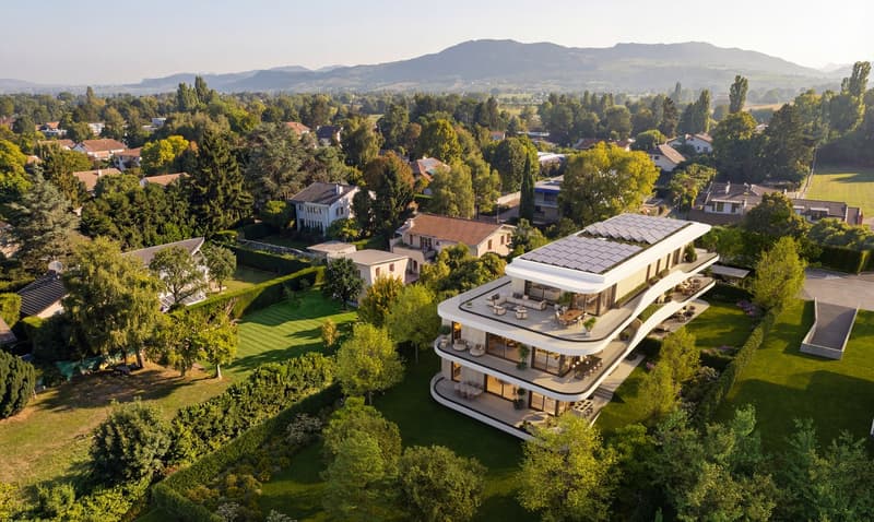 Appartements de standing avec jardin à Vésenaz (8)