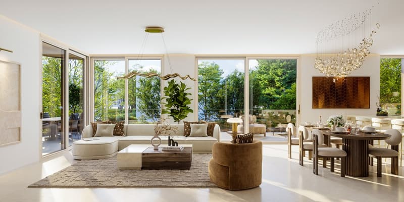 Appartements de standing avec jardin à Vésenaz (9)