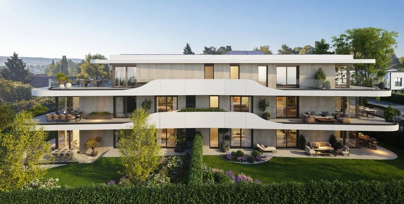 Appartements de standing avec jardin à Vésenaz (4)