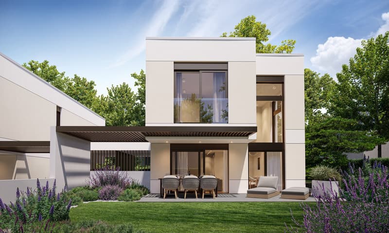 Deux villas contemporaines à Vésenaz (5)
