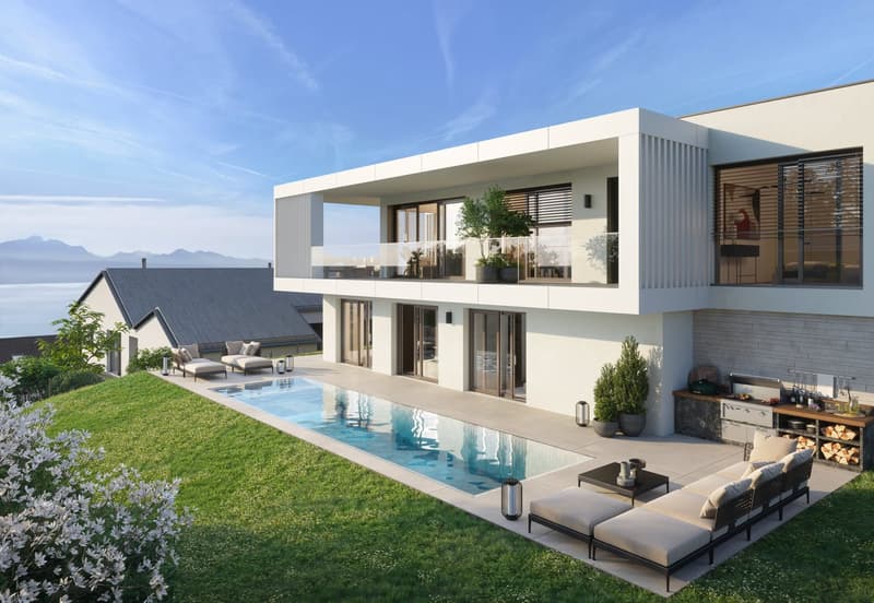 Appartement attique de 3.5 pièces à vendre à Lutry avec vue lac et Montagne au clame (2)