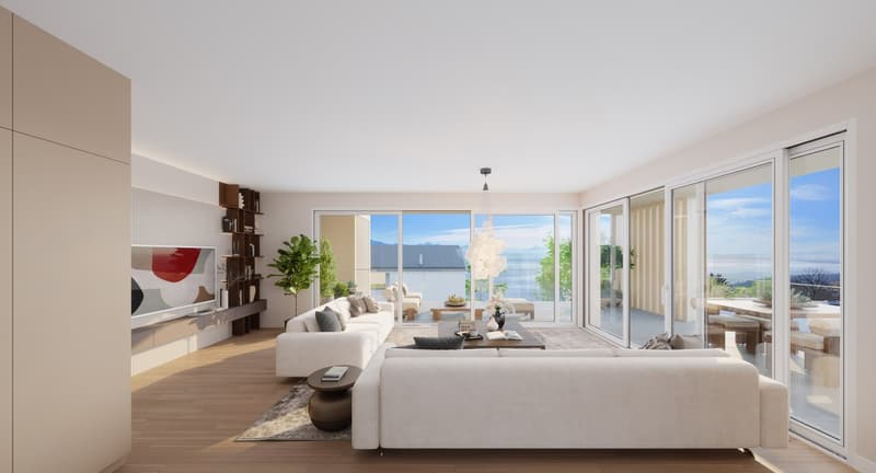 Appartement en rez de jardin de 3.5 pièces à vendre à Lutry (7)