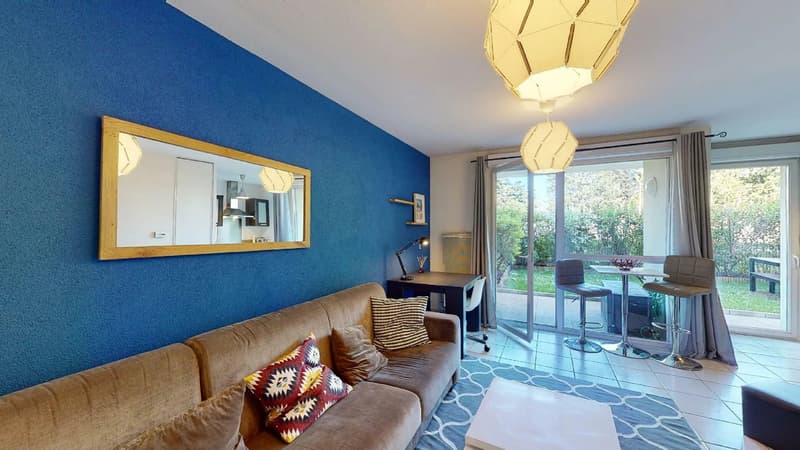 Wohnung mit Möbeln und Garten - Douane de Veyrier (2)