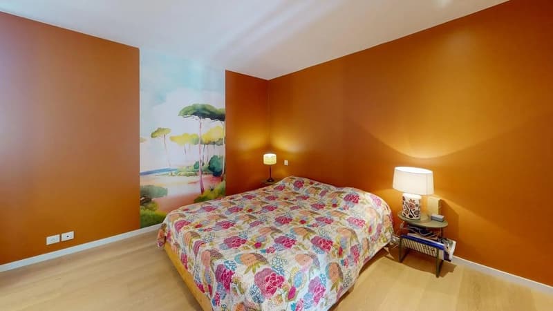 Superbe appartement duplex meublé en dernier étage ? Vue imprenable sur le Salève et les montagnes (8)