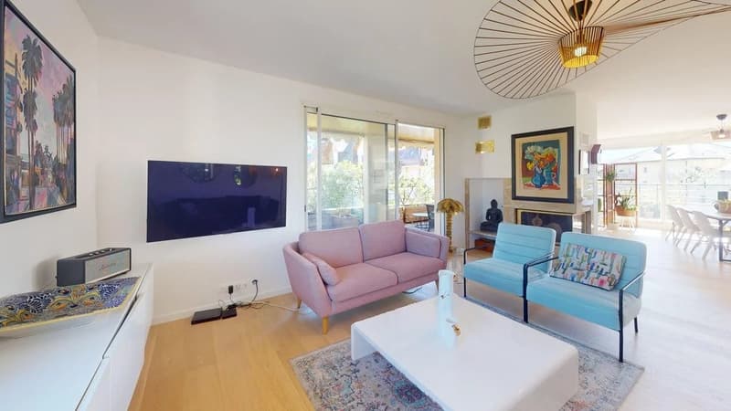 Superbe appartement duplex meublé en dernier étage ? Vue imprenable sur le Salève et les montagnes (4)