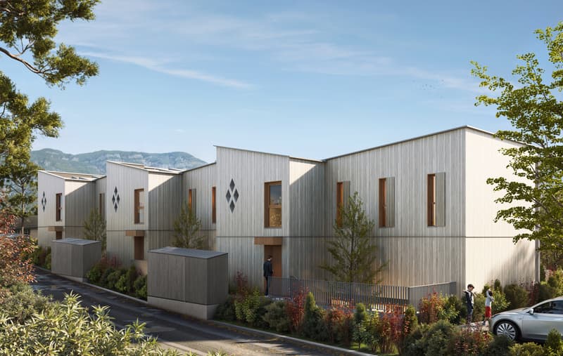 Villa contemporaine - THPE Minergie-P et autorisation en force (1)