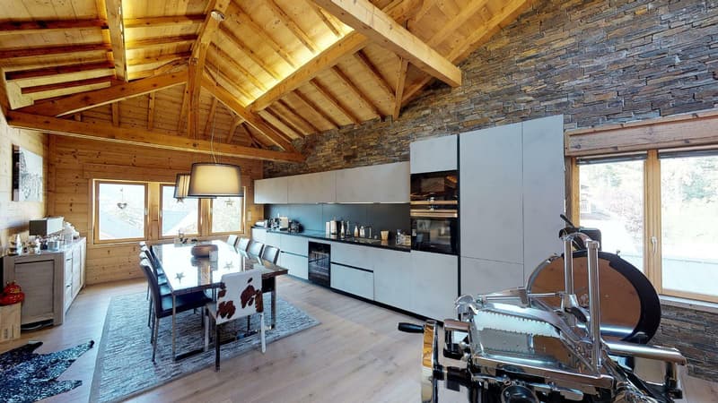 L'art de vivre à Megève : attique élégant en coeur de village (5)