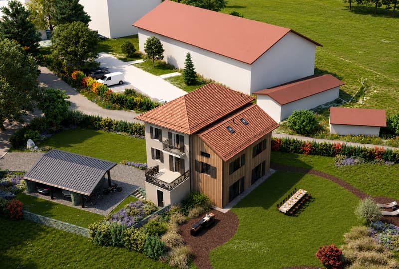 Character attic with private garden & CASATAX eligibility in Cartigny (3)