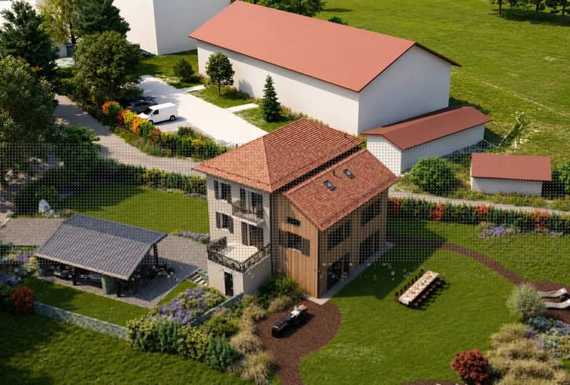 Charakteristisches Penthouse mit privatem Garten und CASATAX-Berechtigung in Cartigny (3)
