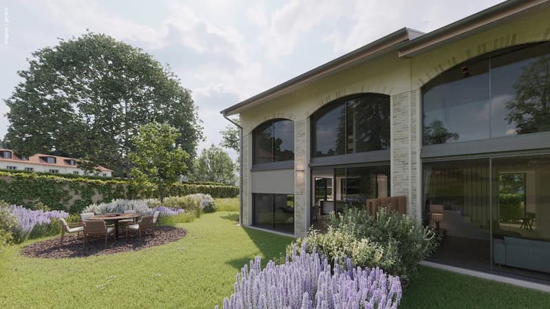 Exceptional contemporary villa with large garden in the heart of Anièr (2)