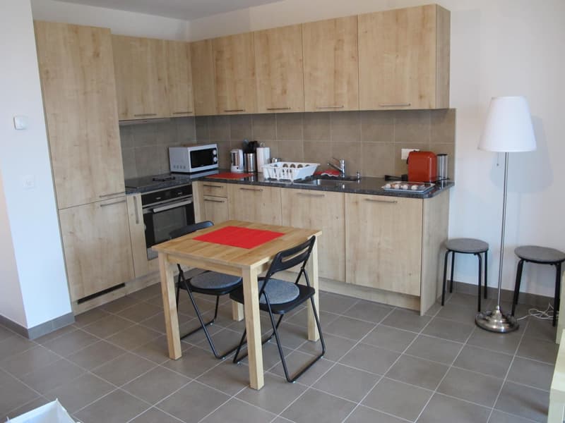 Appartement mit 1,5 Zimmern (37,5 m2 + große, abgeschlossene Veranda von 17 m2) (2)