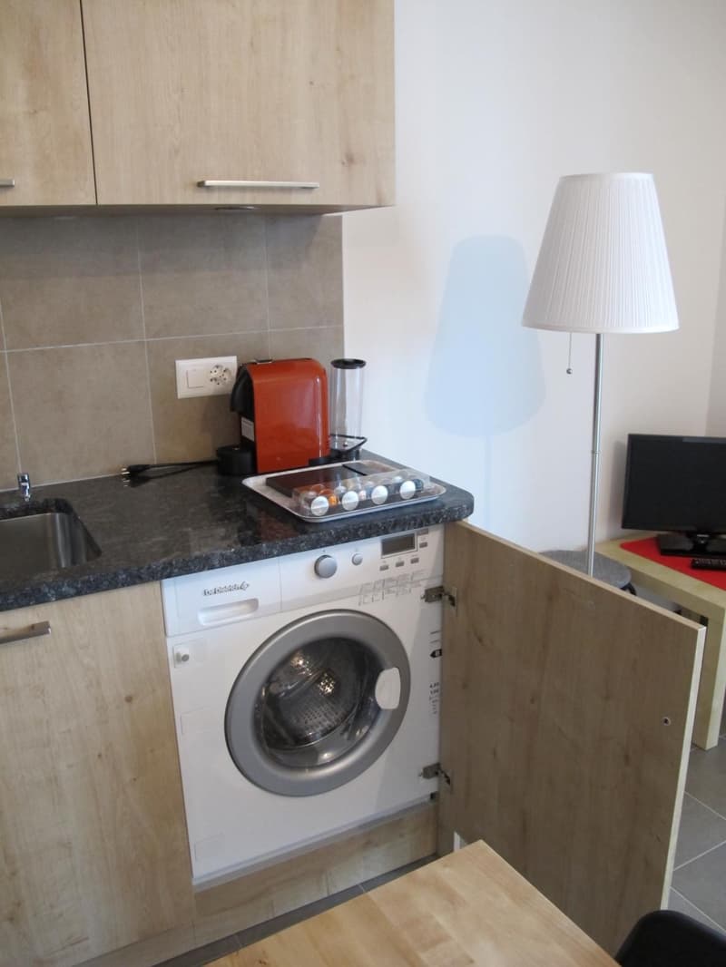 Appartement mit 1,5 Zimmern (37,5 m2 + große, abgeschlossene Veranda von 17 m2) (4)