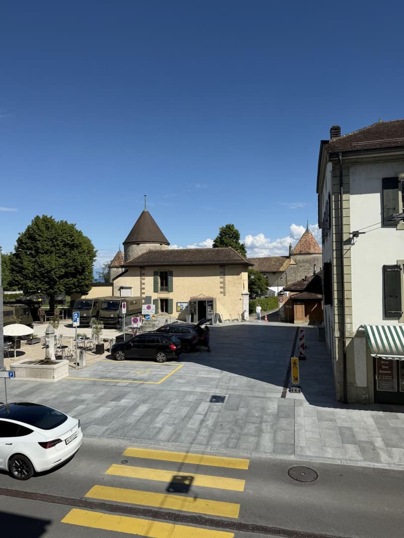 Monolocale nel centro di Rolle con vista castello (6)