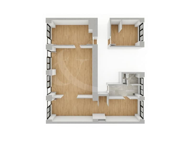 Rue de Monthoux 32, Gewerbearcade von 121,5 m2 - Pâquis (2)