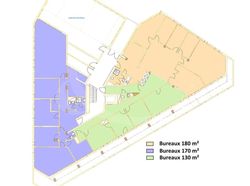 Rue de Vermont 62, espace professionnel lumineux de 478 m2 (9)