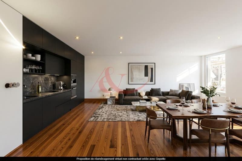 3.5 rooms on the ground floor - New promotion in Corsier - sur - Vevey! (2)