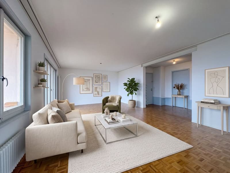 3.5 room apartment for sale in Chexbres - 90m2 recently renovated (2)