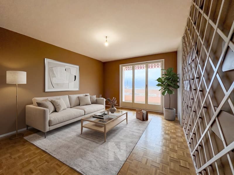 3.5 room apartment for sale in Chexbres - 90m2 recently renovated (4)