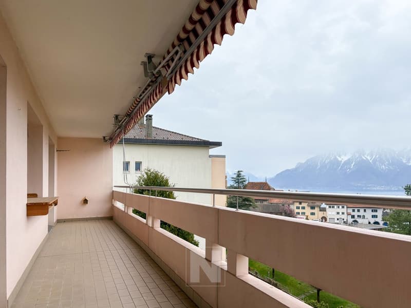 Bell'appartamento di 3.5 locali di circa 90m2, recentemente ristrutturato a Chexbres (11)