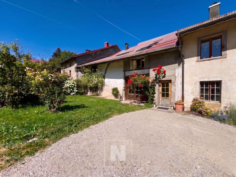 Les Charbonnières, old farm to renovate approx. 230 m2 + 2-room apartment (6)