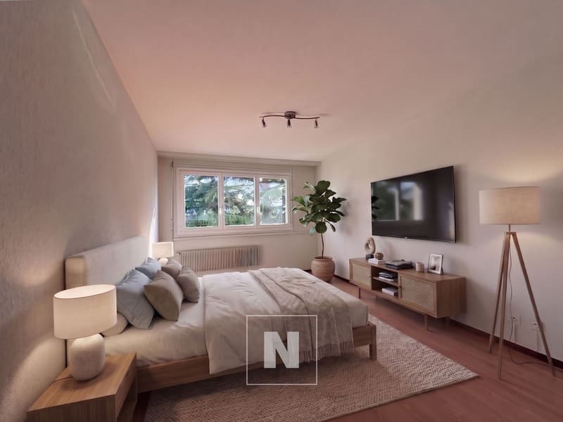 Apartment with 3.5 rooms of approximately 95 m2 with balcony! (8)