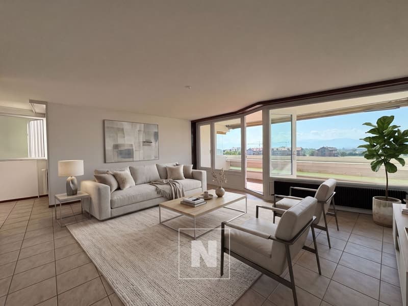 Apartment with 3.5 rooms of approximately 95 m2 with balcony! (5)