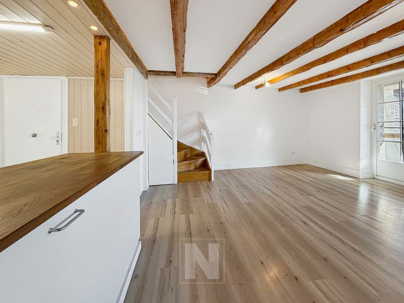 Duplex à l'étage