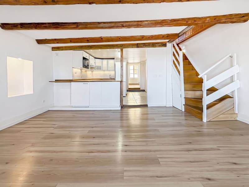 Duplex à l'étage