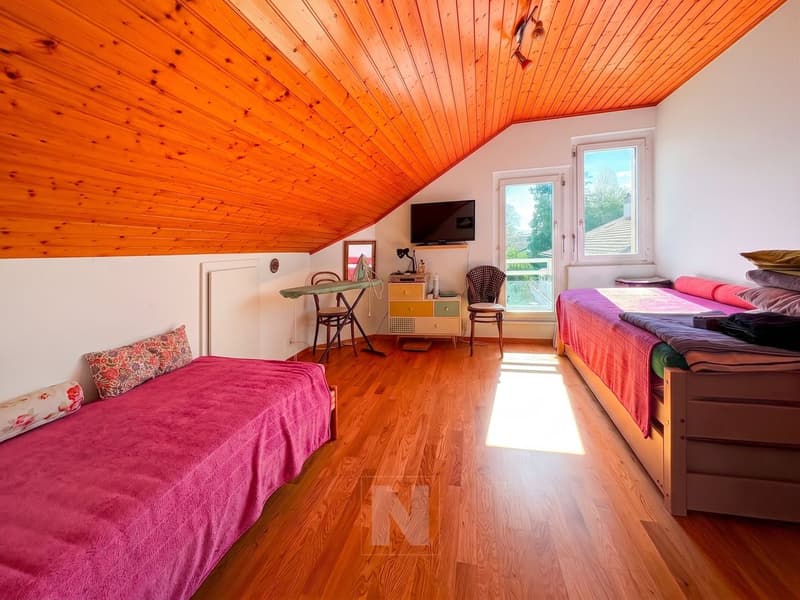 Wohnung mit 4,5 Zimmern zu verkaufen in Morges - 124 m2, mit Kamin und Balkon! (13)