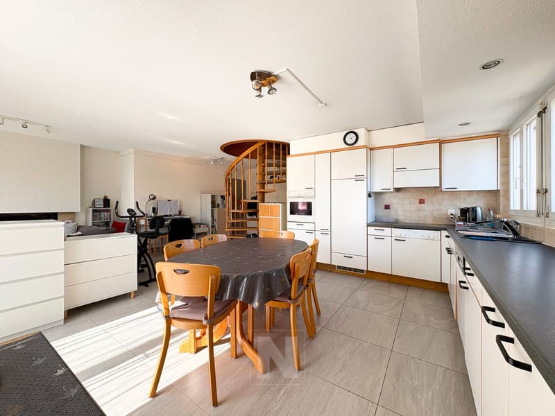 Wohnung mit 4,5 Zimmern zu verkaufen in Morges - 124 m2, mit Kamin und Balkon! (4)