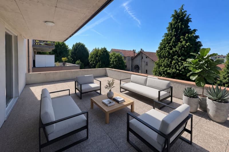 Studio à vendre à Chavornay - 20 m2 et grande terrasse (8)
