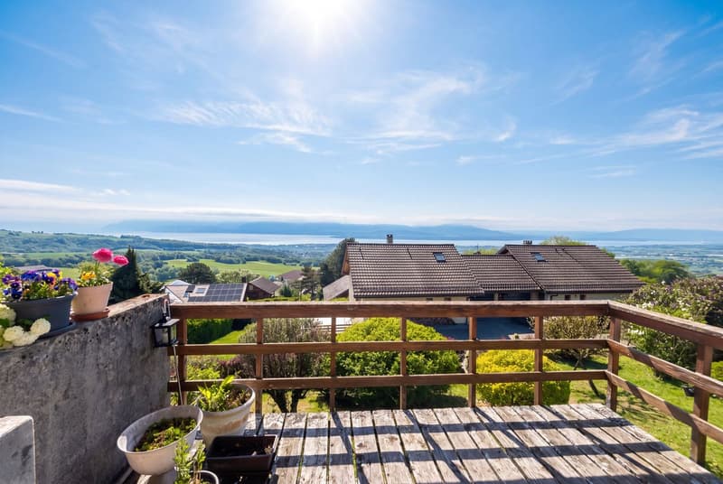 Semi-detached house for sale with 4.5 rooms in Arzier-Le Muids - 131 m², garden and open view (1)