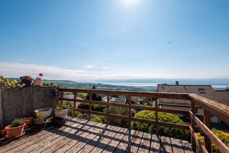 Semi-detached house for sale with 4.5 rooms in Arzier-Le Muids - 131 m², garden and open view (2)