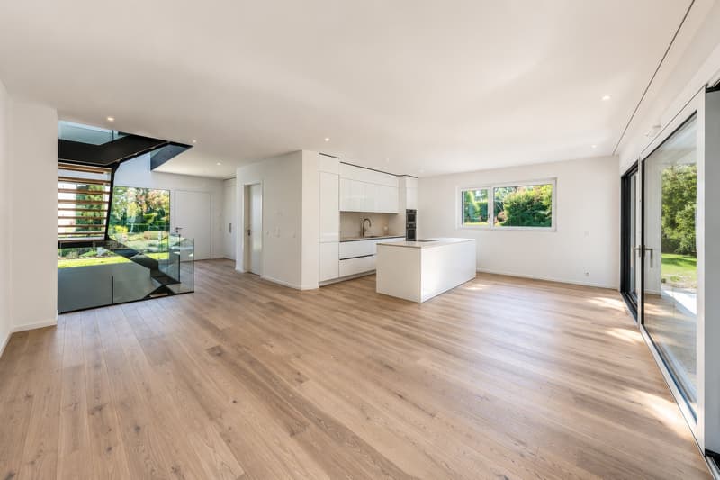 DISPONIBLE DE SUITE - VESENAZ - Villa d'architecte neuve (2)