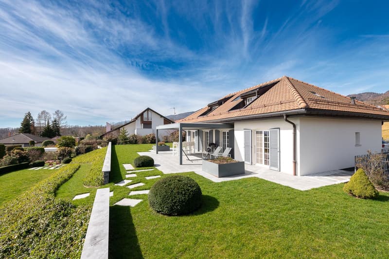 Charmante villa individuelle avec vue sur le lac, les Alpes et le Jura (2)