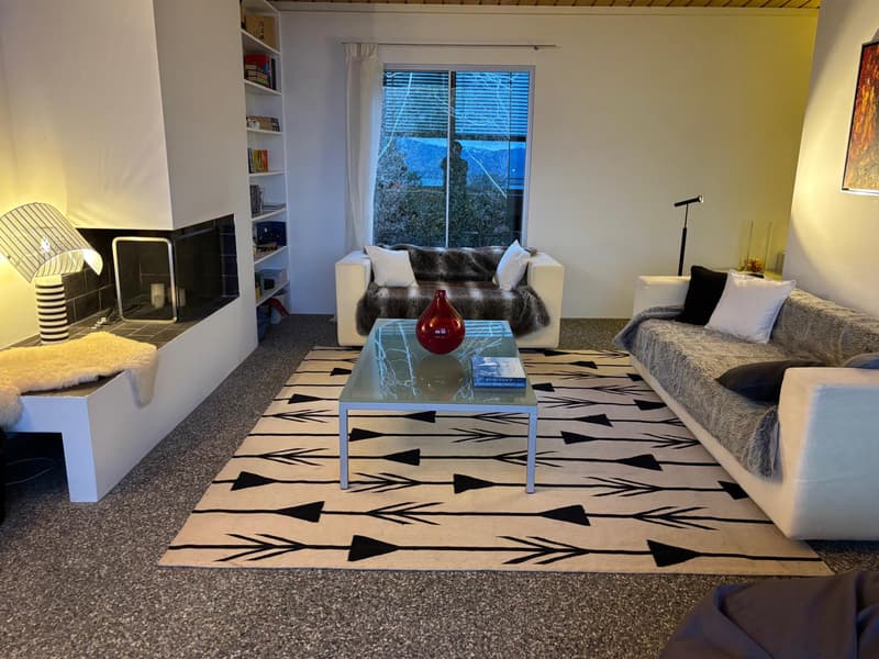 Charming semi-detached villa with furniture and view of the lake and the Alps (4)