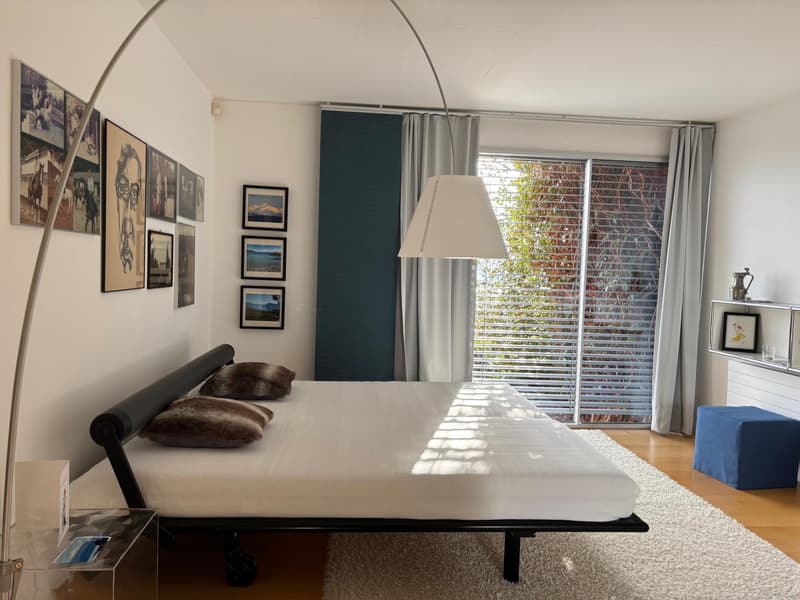 Charming semi-detached villa with furniture and view of the lake and the Alps (10)