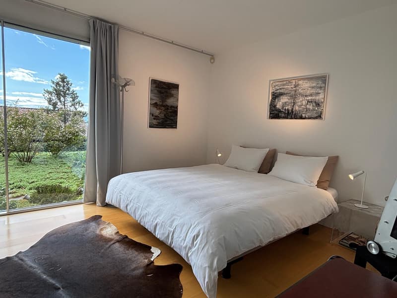 Charming semi-detached villa with furniture and view of the lake and the Alps (9)