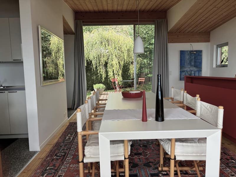 Charming semi-detached villa with furniture and view of the lake and the Alps (6)