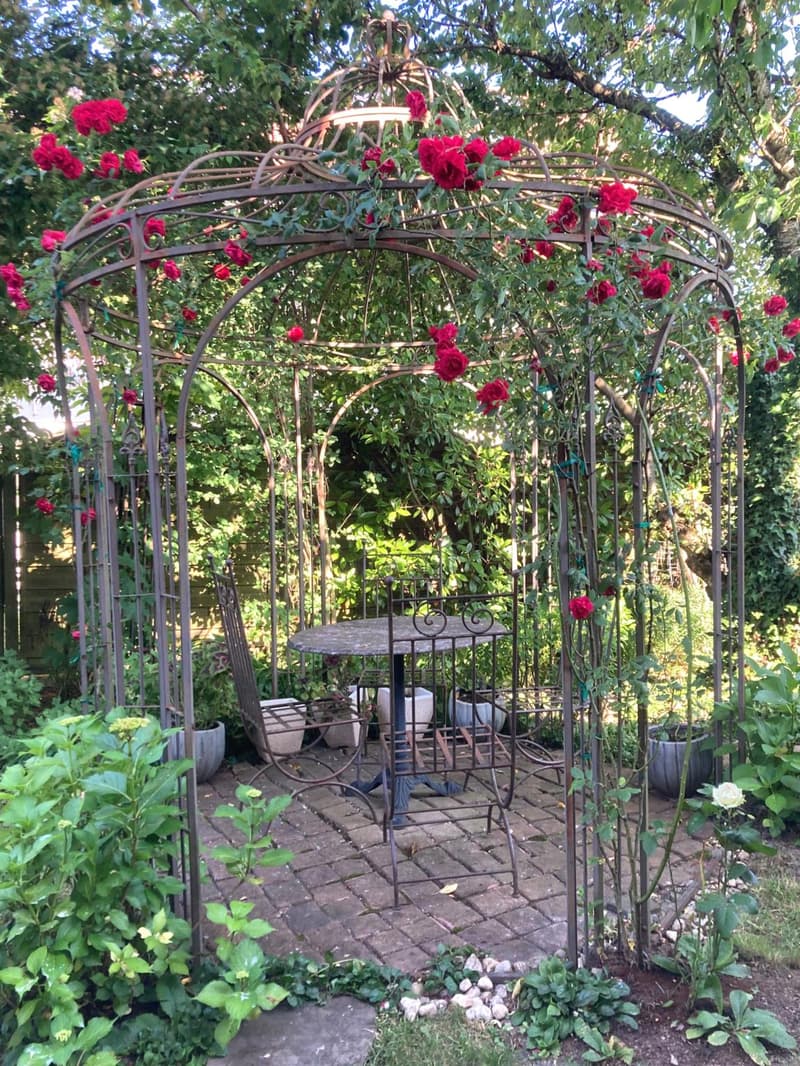 Villa bifamiliare con giardino splendidamente curato e fiorito (12)